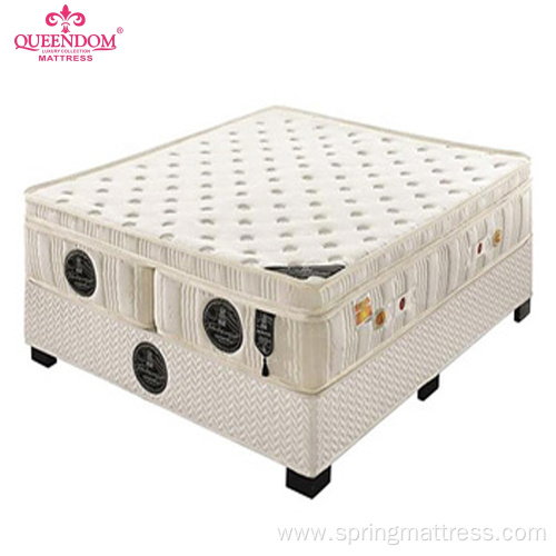 Queendom foldable pocket spring mattress hotel mattresses